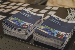 stack of conference programme- brochures