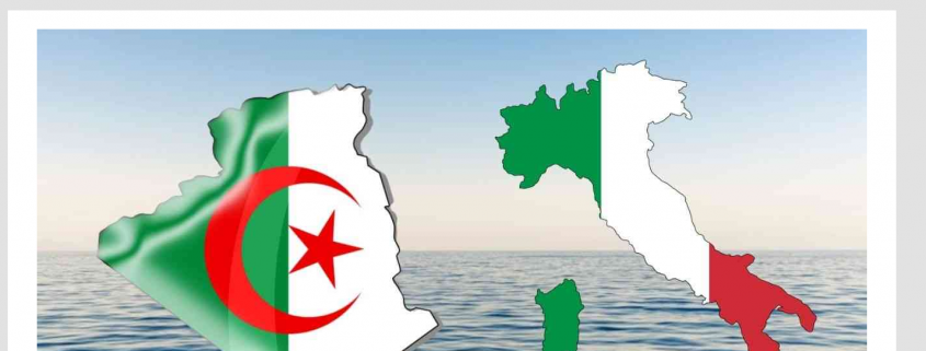 screenshot article on algerian-italian fisheries partnership