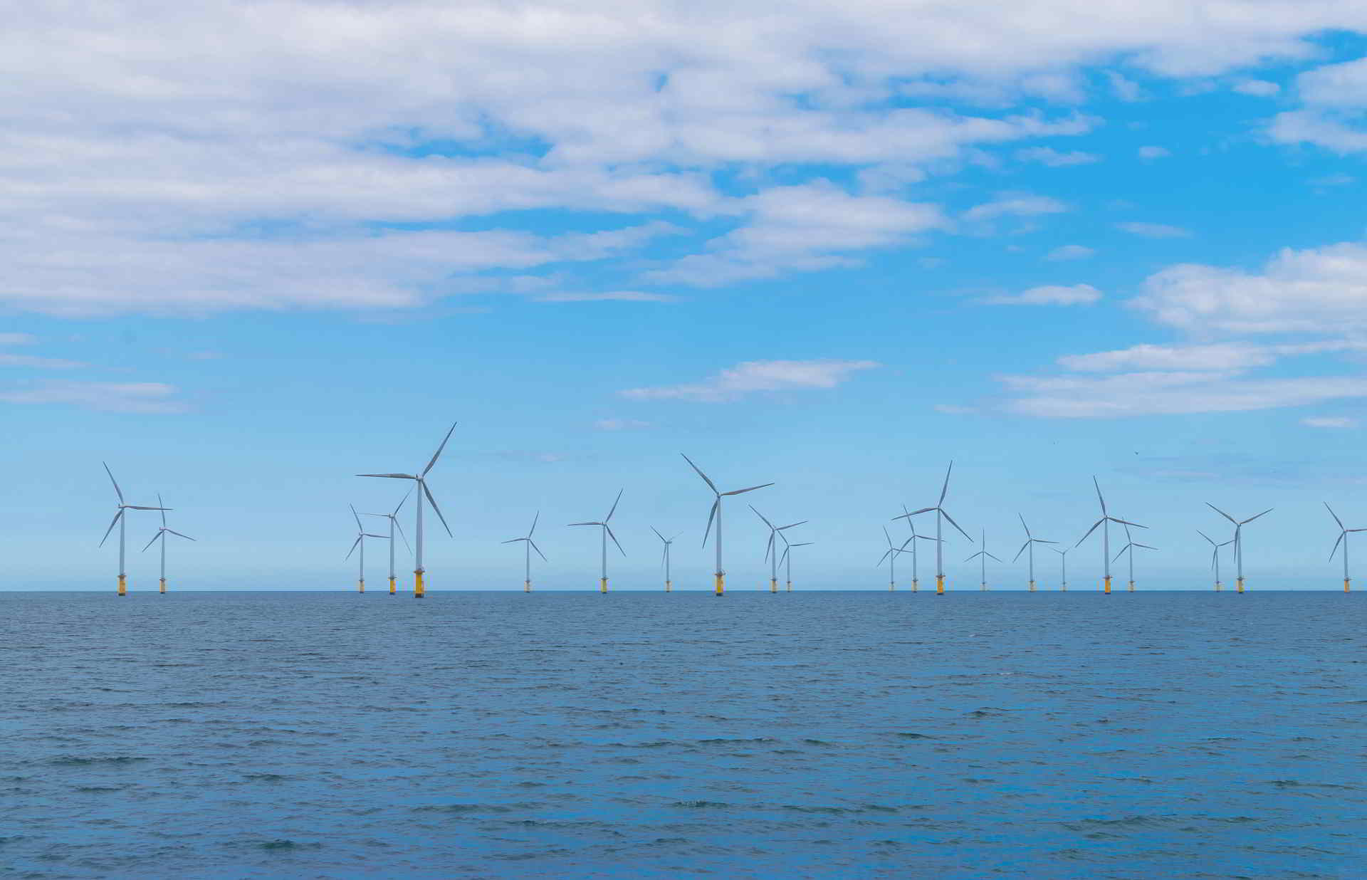 offshore wind turbine windfarm