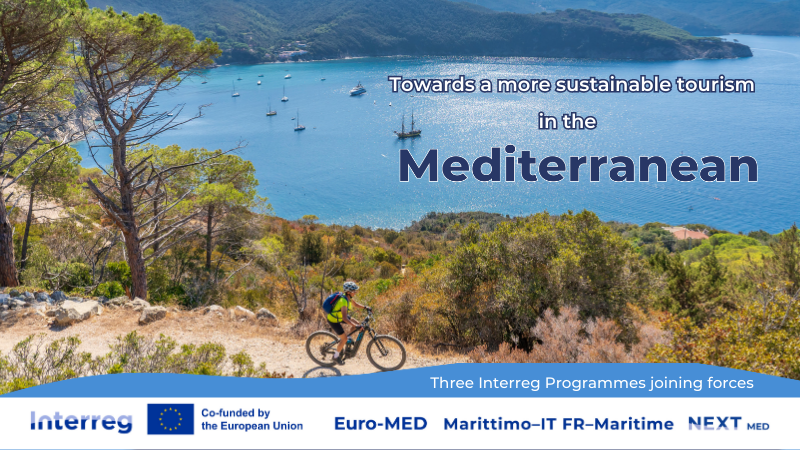 sustainable tourism in the medioterranean conference announcement poster