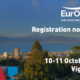 Eurocean 2023 conference announcement poster with mountain view on sea with port