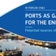 announcement poster ports as gateways event 30 June 2023
