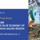 blueair event poster with photo of fishing nets