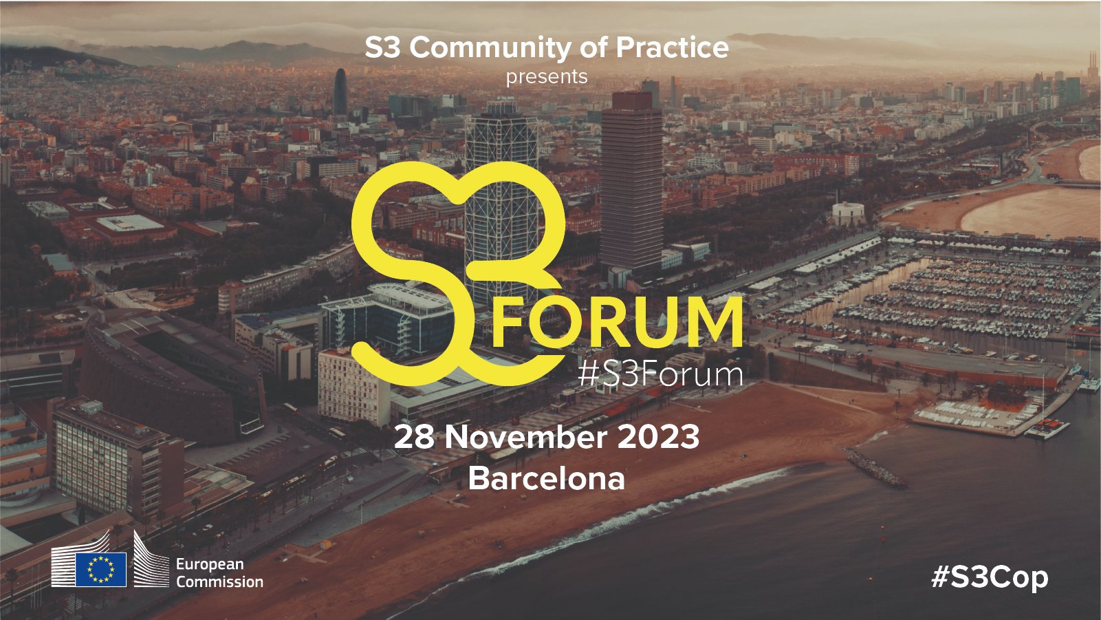 S3 Forum announcement for 28 November 2023 event in Barcelona