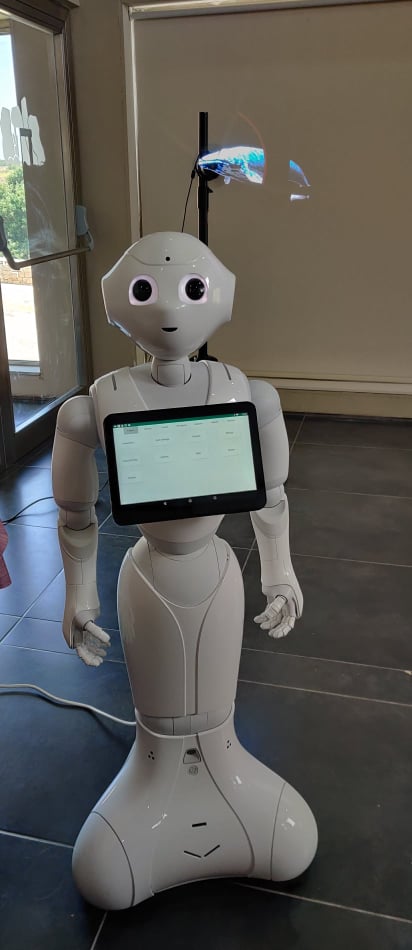 Corallo robot at Lets dive in stakeholder event July 2023