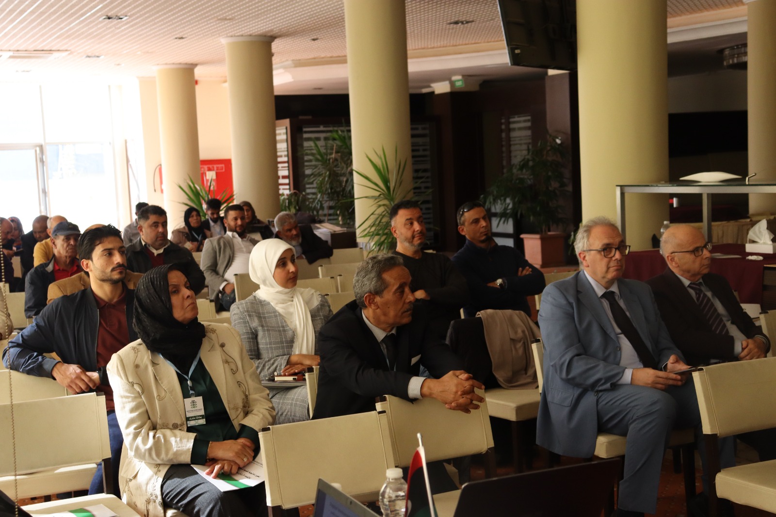 participants in conference room at the WestMED National event in Libya 2023