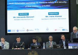 Leonardo Manzari and Irene Alonso at UfM Stakeholder Conference 2024