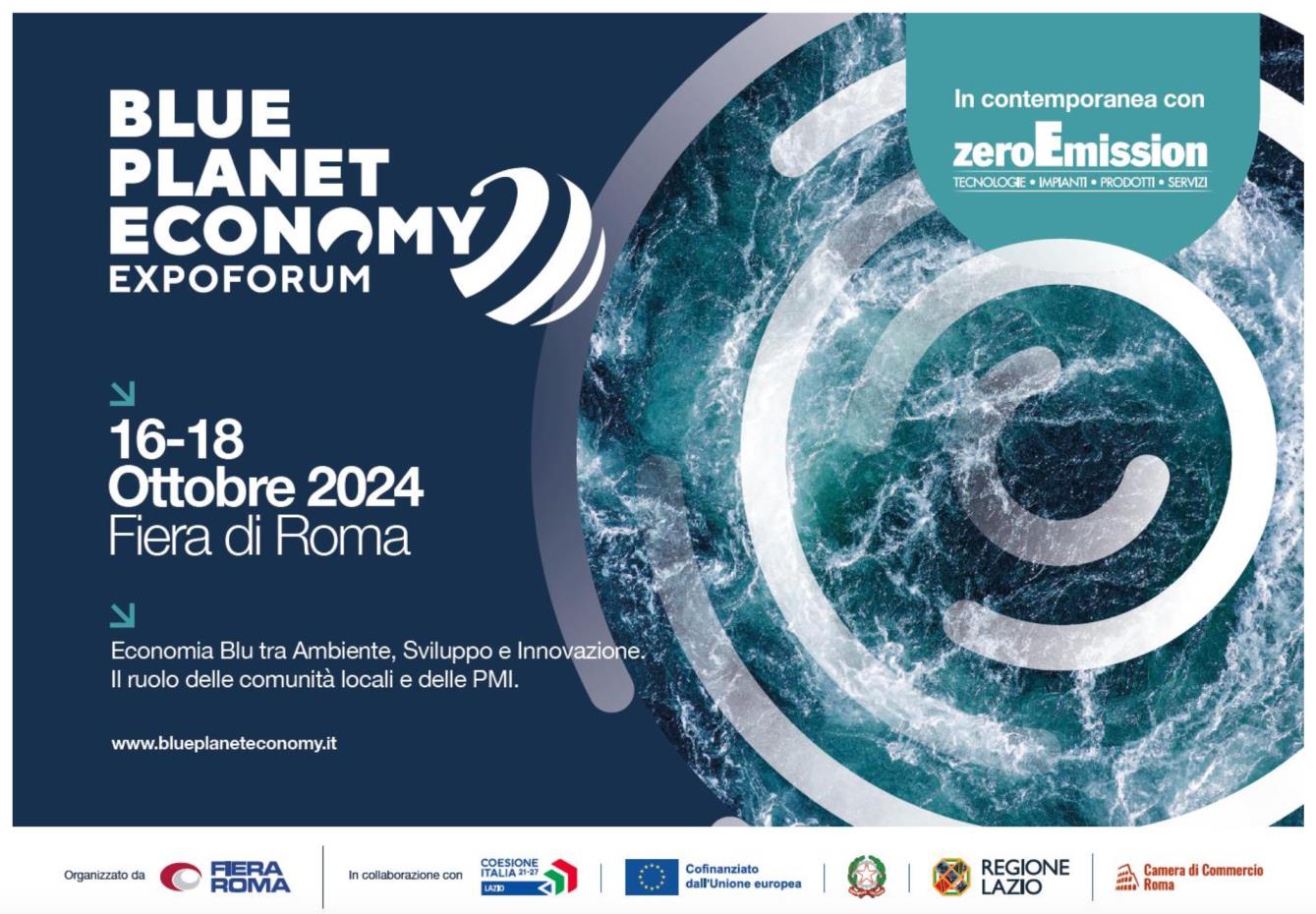 BluePlanet Economy expoforum 2024 announcement poster