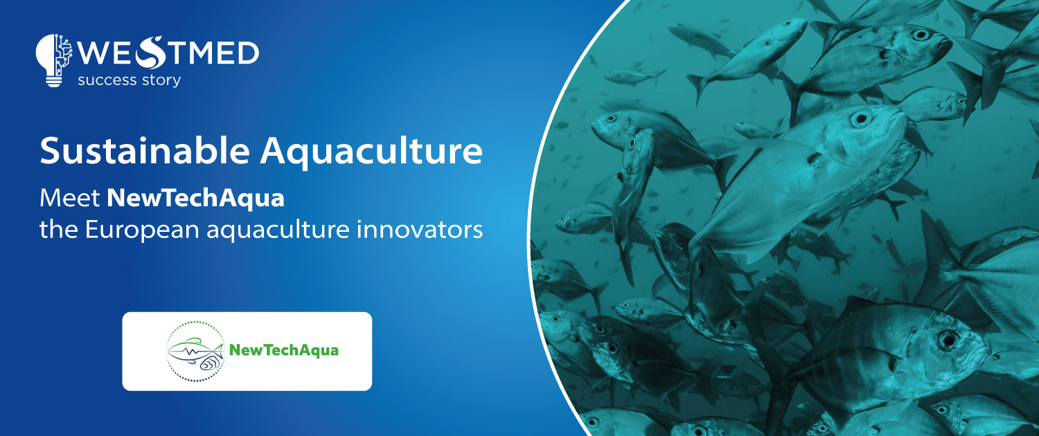 Aquaculture success story announcement poster for NewTechAqua