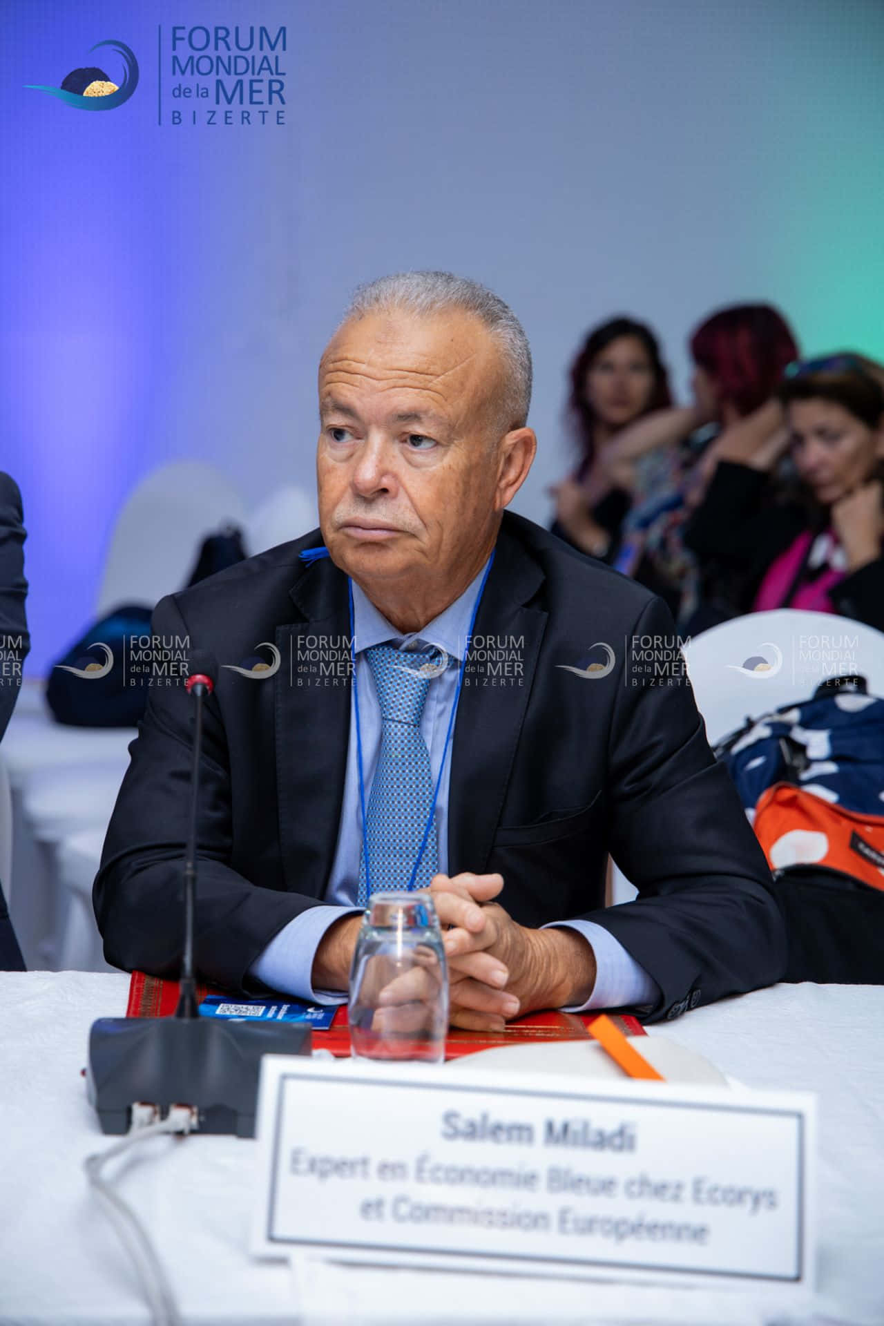 Salem Miladi at Forum Mondial de la Mer 2024 in Bizerte