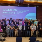 group picture with all participants from the WestMED Hackathon 2024