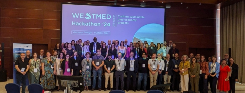 group picture with all participants from the WestMED Hackathon 2024