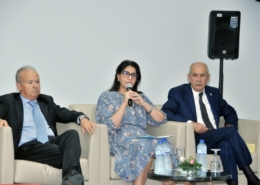 people sitting on stage during callmeblue event in Tunisia on 14 October 2024