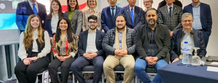 Family picture of participants Callmeblue project meeting in Tunisia on 21 February 2025