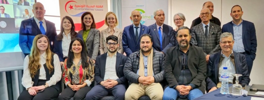 Family picture of participants Callmeblue project meeting in Tunisia on 21 February 2025