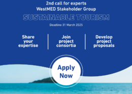 2nd call for experts WestMED stakeholder Group on Susttainable tourism incl beach with kayak