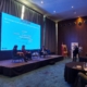 Leonardo Manzari moderating a panel discussion during March 2025 Green Marine Med workshop