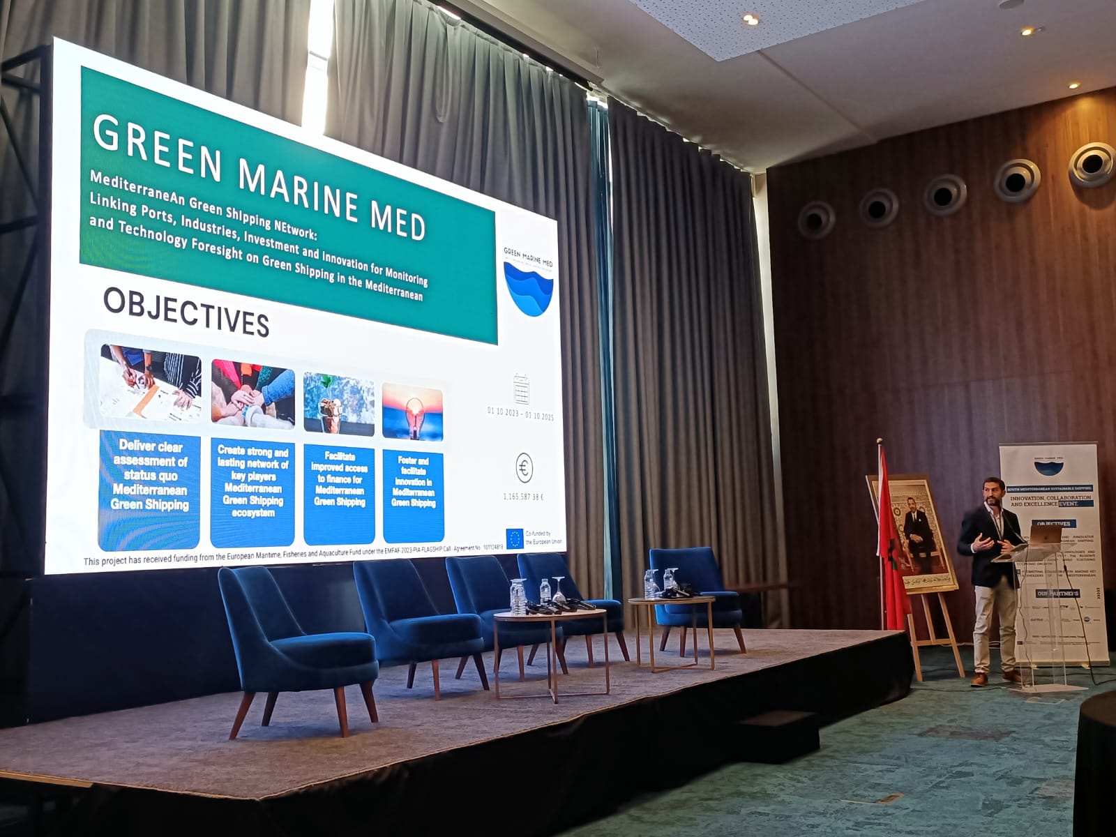 Green Marine MED project being presented in Tanger, Morocco on 23 April 2025