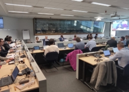 WestMED Steering Committee meeting in Brussels 2025 with participants in a meeting room