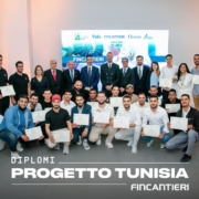 group of students showing their certificates