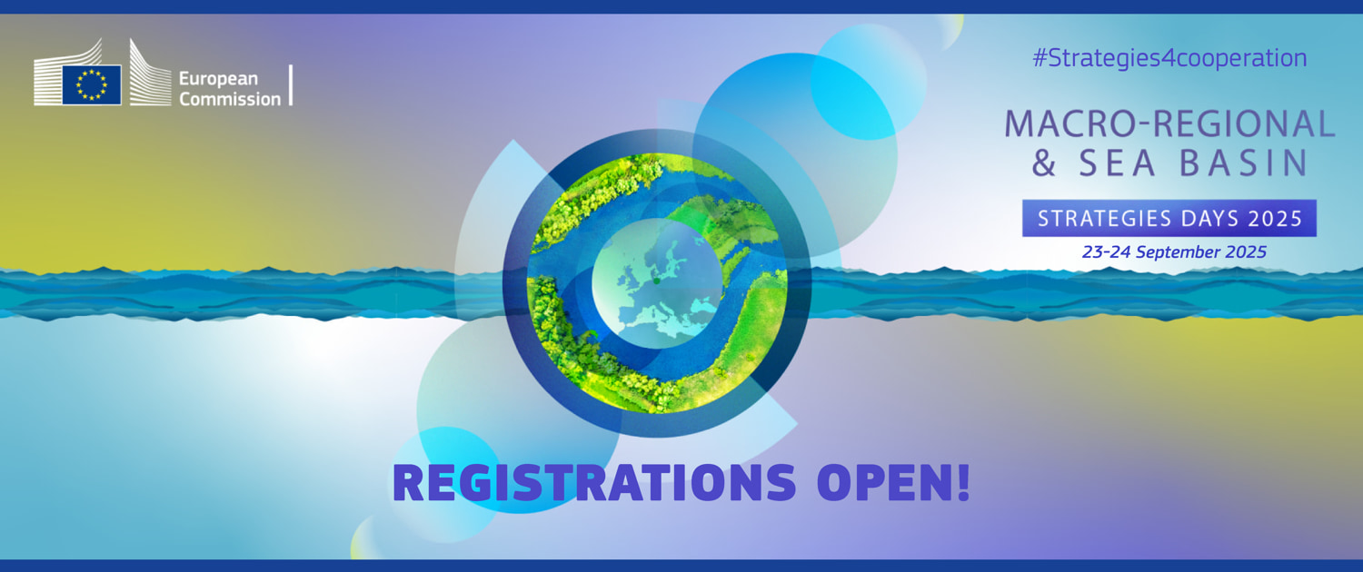 Event announcement poster macro-regional and sea basin days