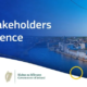 Save the date conference poster with arial photo of Galway, Ireland