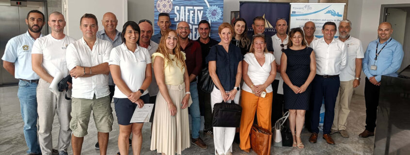 Group photo of participants at Marina managers training July 1, 2025 in Malta